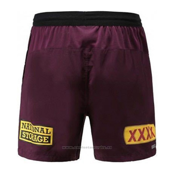 Pantalones Cortos Brisbane Broncos Rugby 2020 Marron